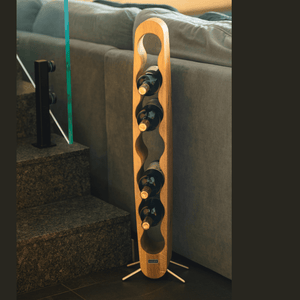 Max Levi Provence Select Oak wood wine rack, wine stand rack, a wine rack, lifestyle image