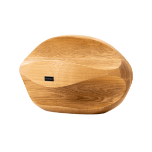 Max Levi Try Select Oak wood wine rack, wine stand rack, a wine rack, corner image without bottles